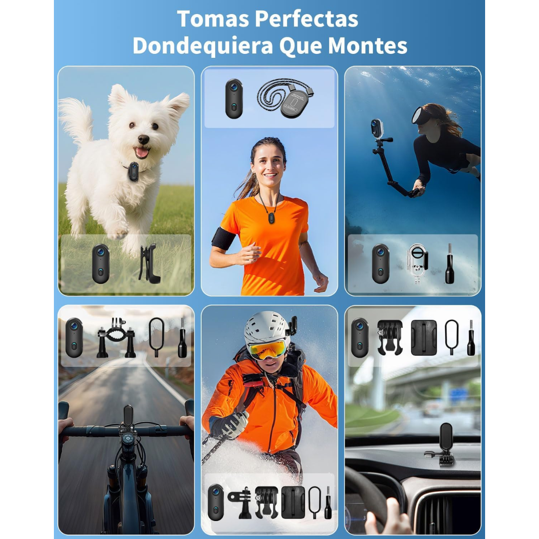 Mini cámara Vlog 4k UHD